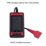 USB Charging Cable for MAC Tools ET1600 Elite Code Reader